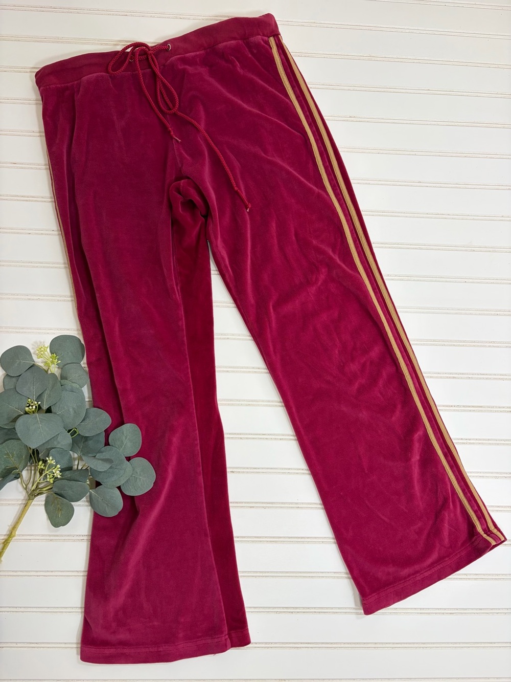 Hale Bob Y2K Striped Velour Sweat Pants